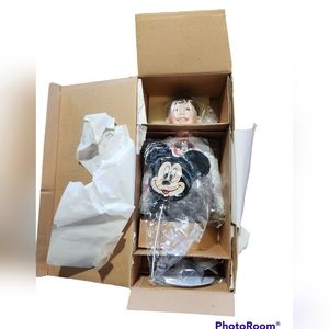 Ashton Drake Walt Disney World Boy Doll 76032  Original Box, Stand, Hat, Horn